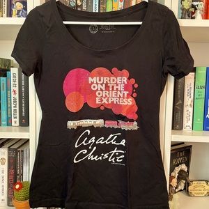 Out of Print Agatha Christie Murder on the Orient Express Women’s Scoop T-Shirt